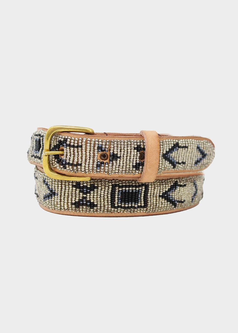 ASPIGA Fully Beaded Village Belt Domino Style