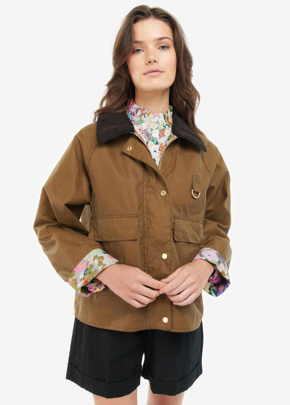 Barbour wax 2025 jacket sand