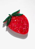 Strawberry Compact Mirror - Domino Style