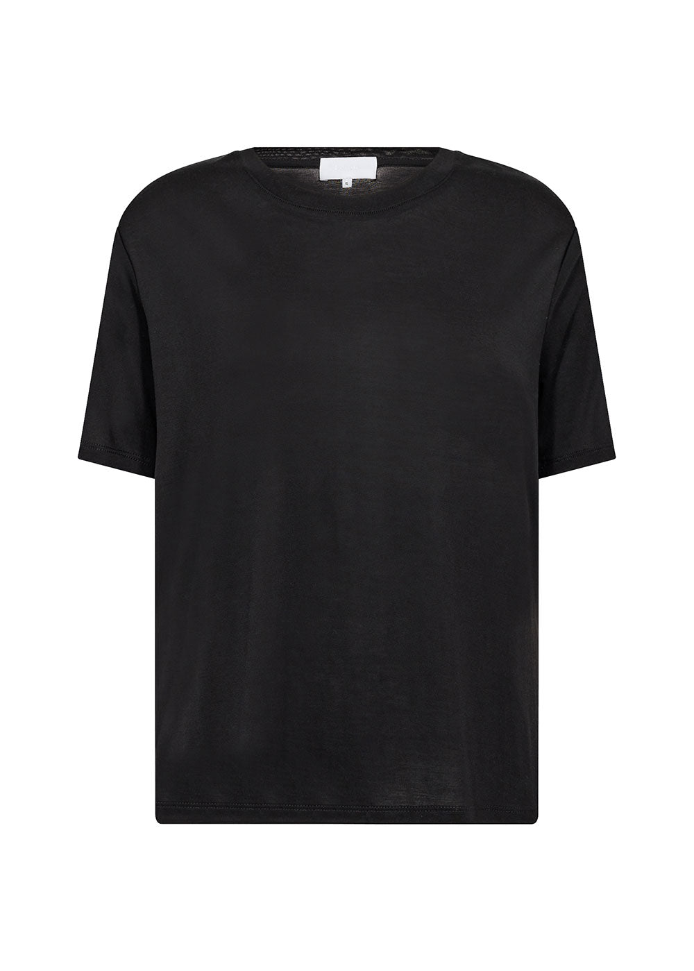 Fred 1 Round Neck T-Shirt - Black - Domino Style