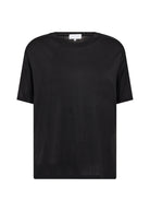 Fred 1 Round Neck T-Shirt - Black - Domino Style