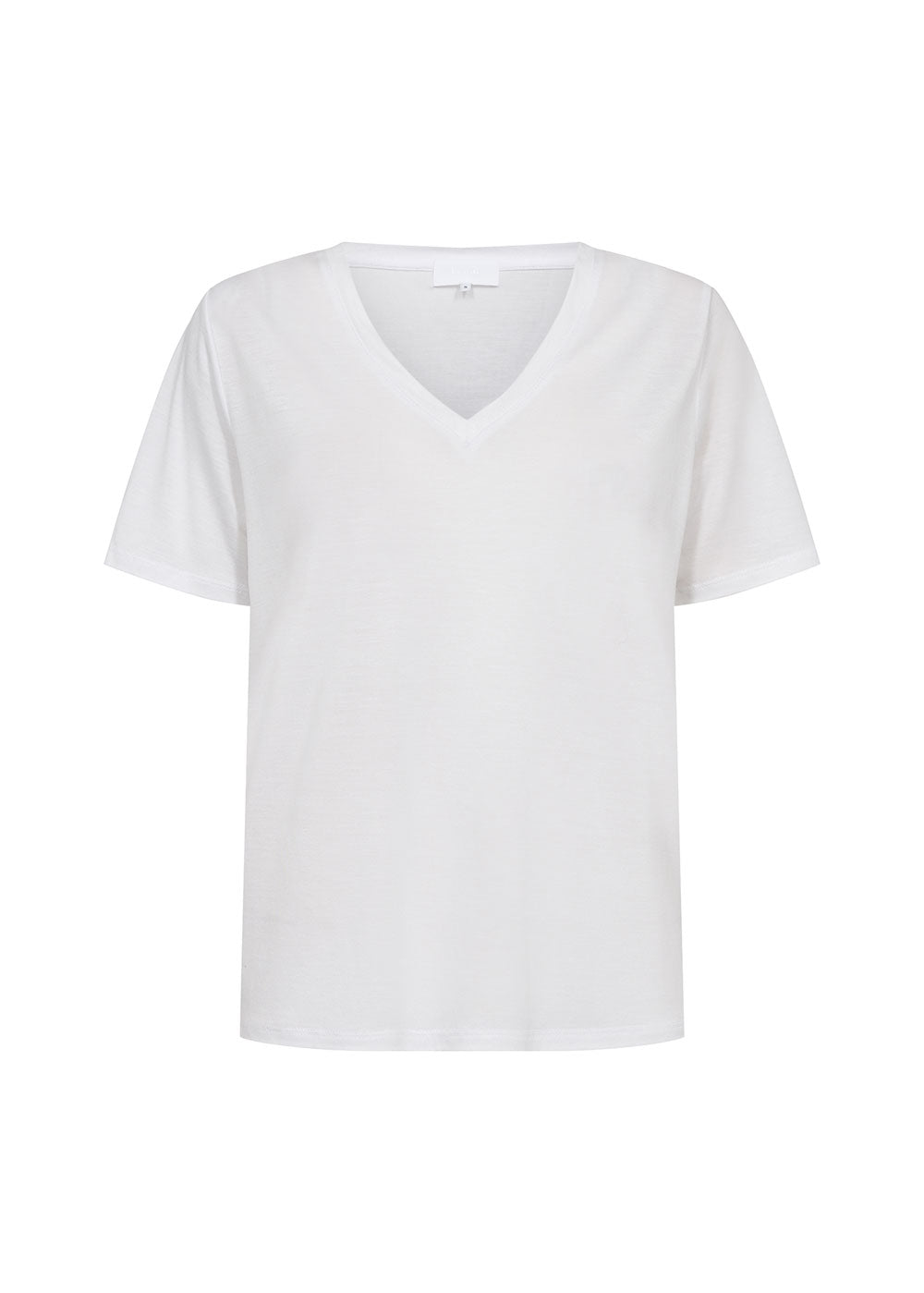 Fred 2 V-Neck T-Shirt - White - Domino Style