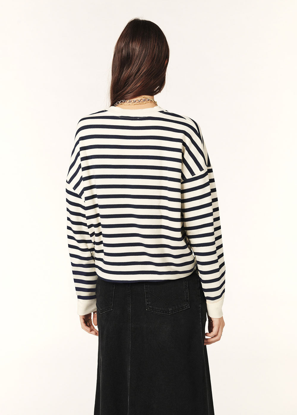 Benjamin Cropped Sweatshirt - Domino Style