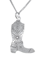 Cowboy Boot Necklace - Small - Domino Style