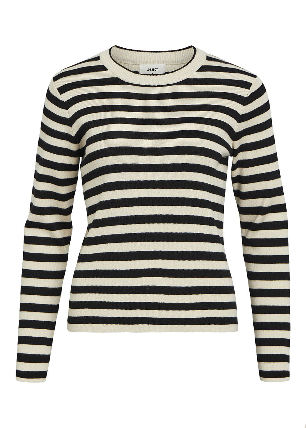 OBJESTER Striped Pullover - Domino Style