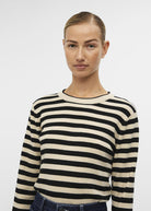 OBJESTER Striped Pullover - Domino Style