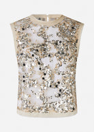 Manira Sequin Top - Domino Style