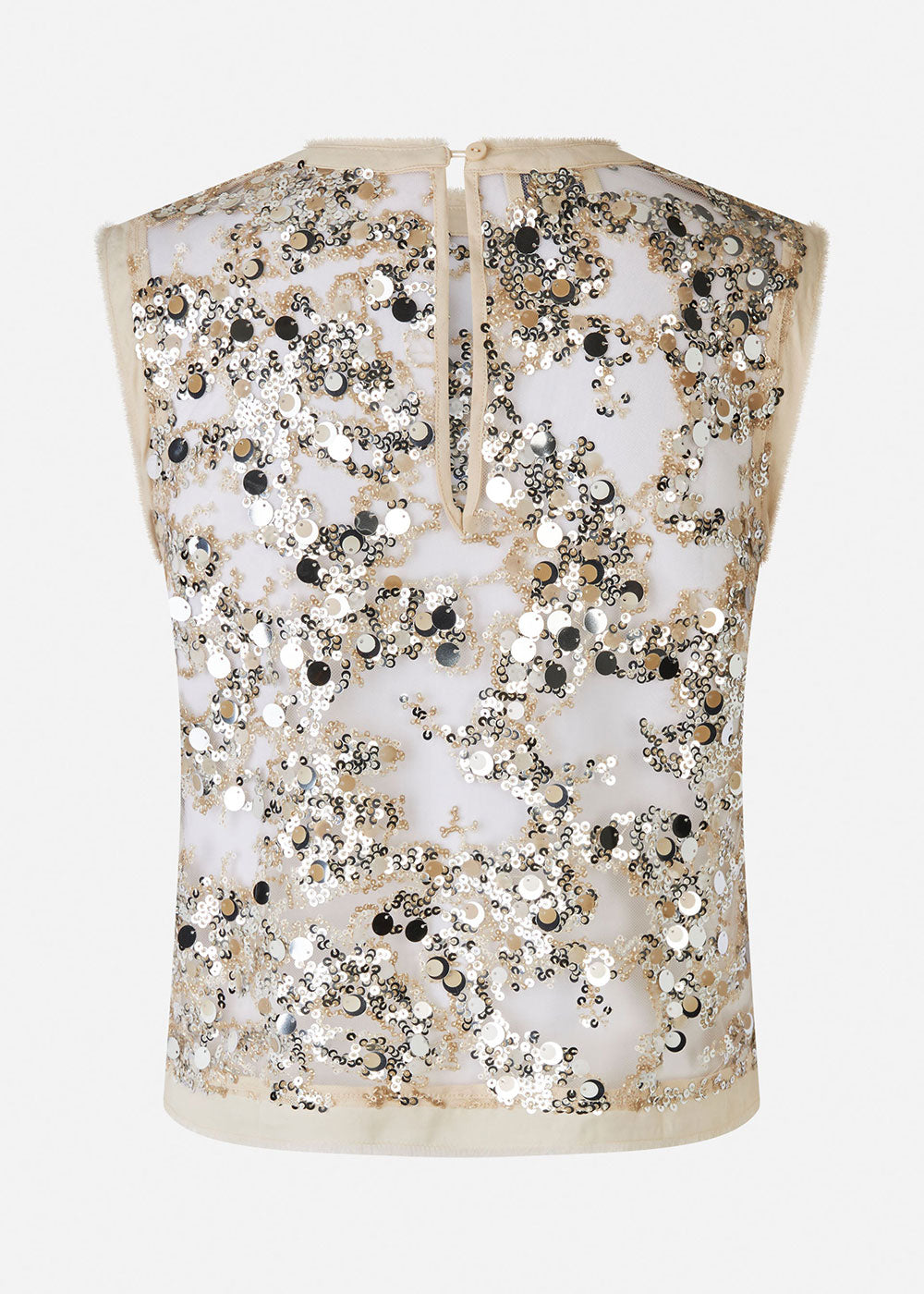 Manira Sequin Top - Domino Style