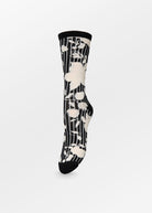 Wilda Bam Sock - Black - Domino Style