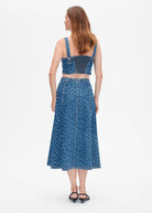 Saar Denim Skirt - Domino Style