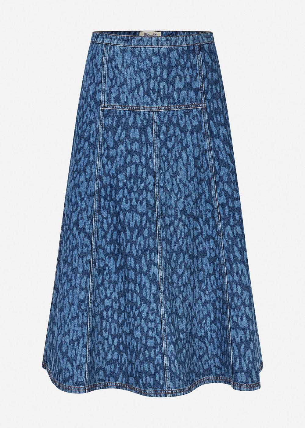 Saar Denim Skirt - Domino Style