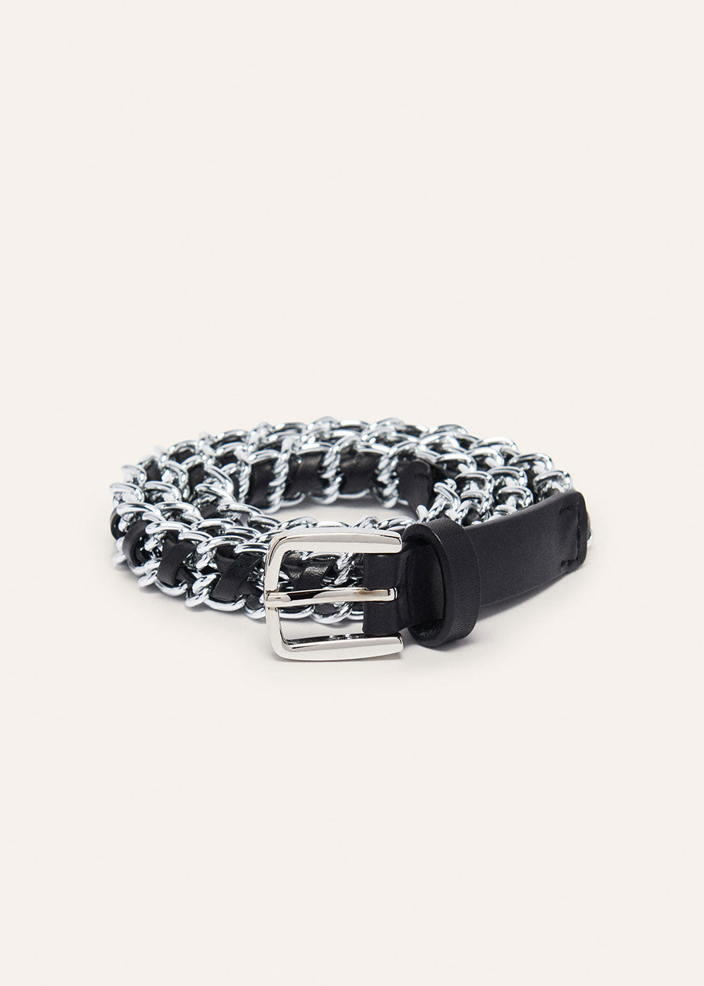 Brook Metal Belt - Silver - Domino Style