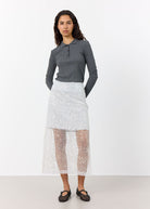 Issey 3 Blouse - Dark Grey - Domino Style