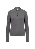 Issey 3 Blouse - Dark Grey - Domino Style