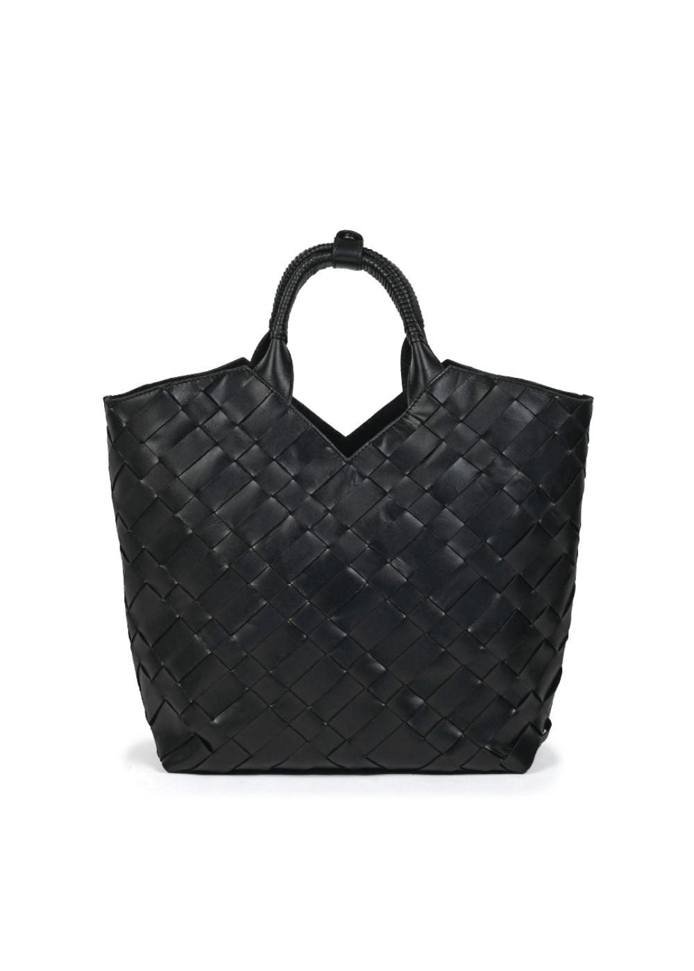 Cabas Shopper Bag - Black - Domino Style