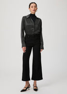 Anessa Wide Leg Jeans - Black Shadow - Domino Style