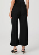 Anessa Wide Leg Jeans - Black Shadow - Domino Style