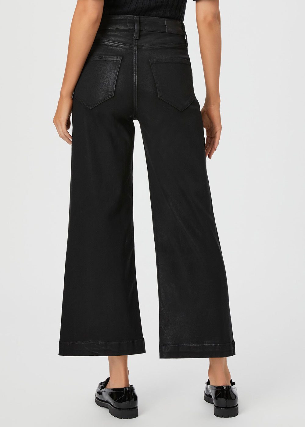 Anessa Wide Leg Jean - Black Fog Luxe - Domino Style