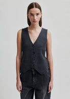 Willa Knit Waistcoat - Domino Style