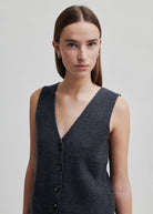 Willa Knit Waistcoat - Domino Style