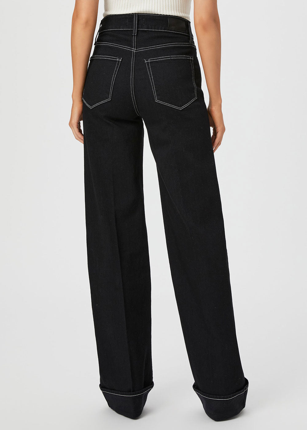 Sasha 34" Wide Leg Jeans - Domino Style