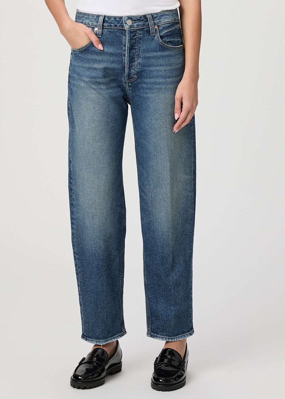 Alexis Barrel Leg Jeans - Lovejoy - Domino Style