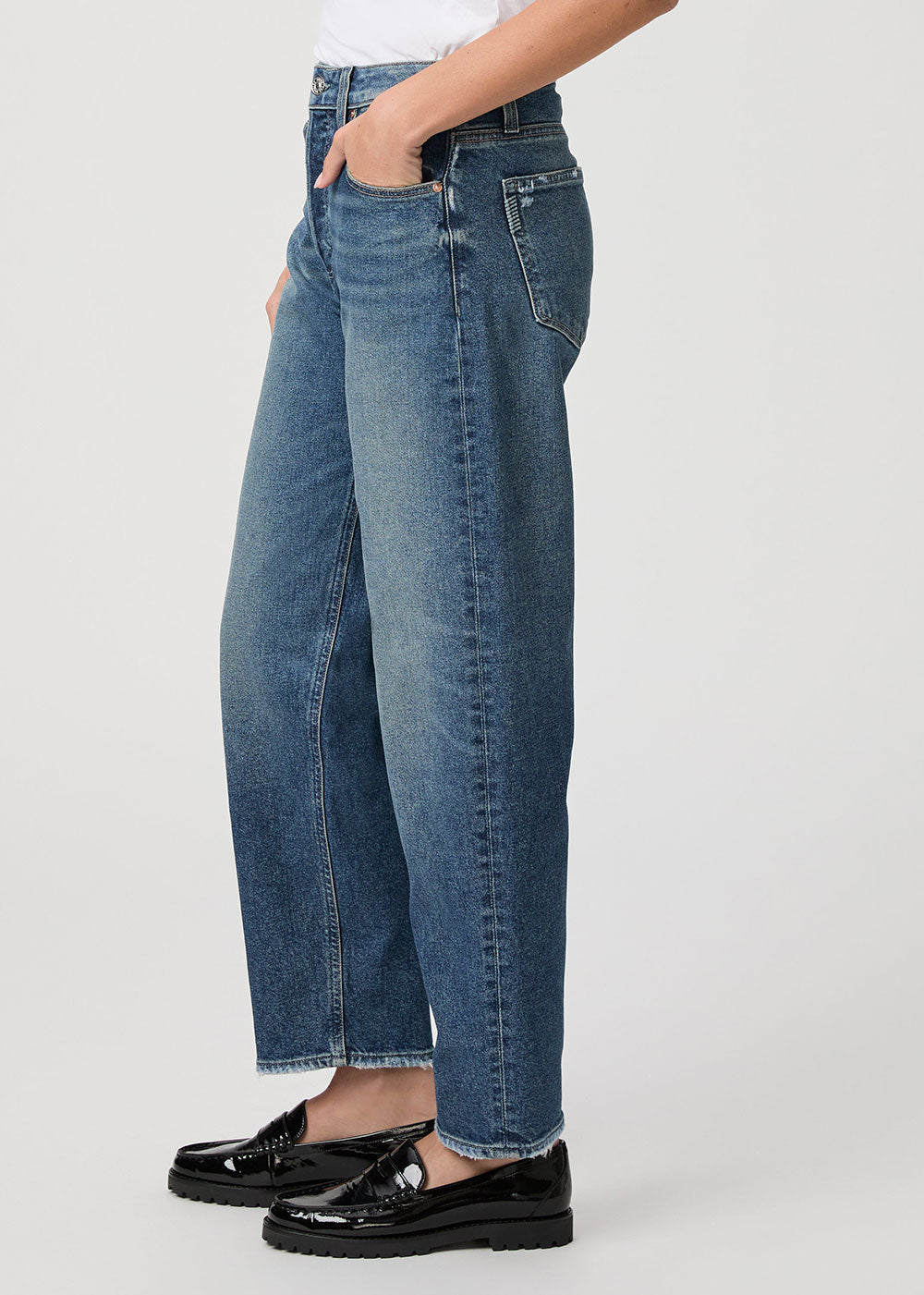 Alexis Barrel Leg Jeans - Lovejoy - Domino Style