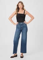 Anessa 31" Wide Leg Jean - Ancient - Domino Style