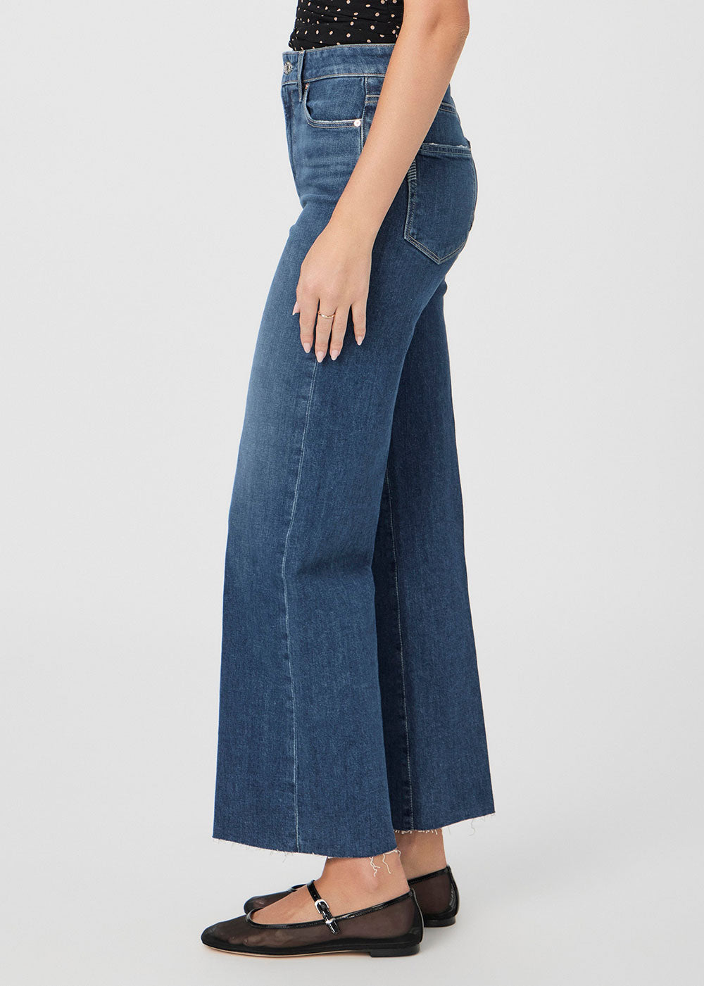 Anessa 31" Wide Leg Jean - Ancient - Domino Style