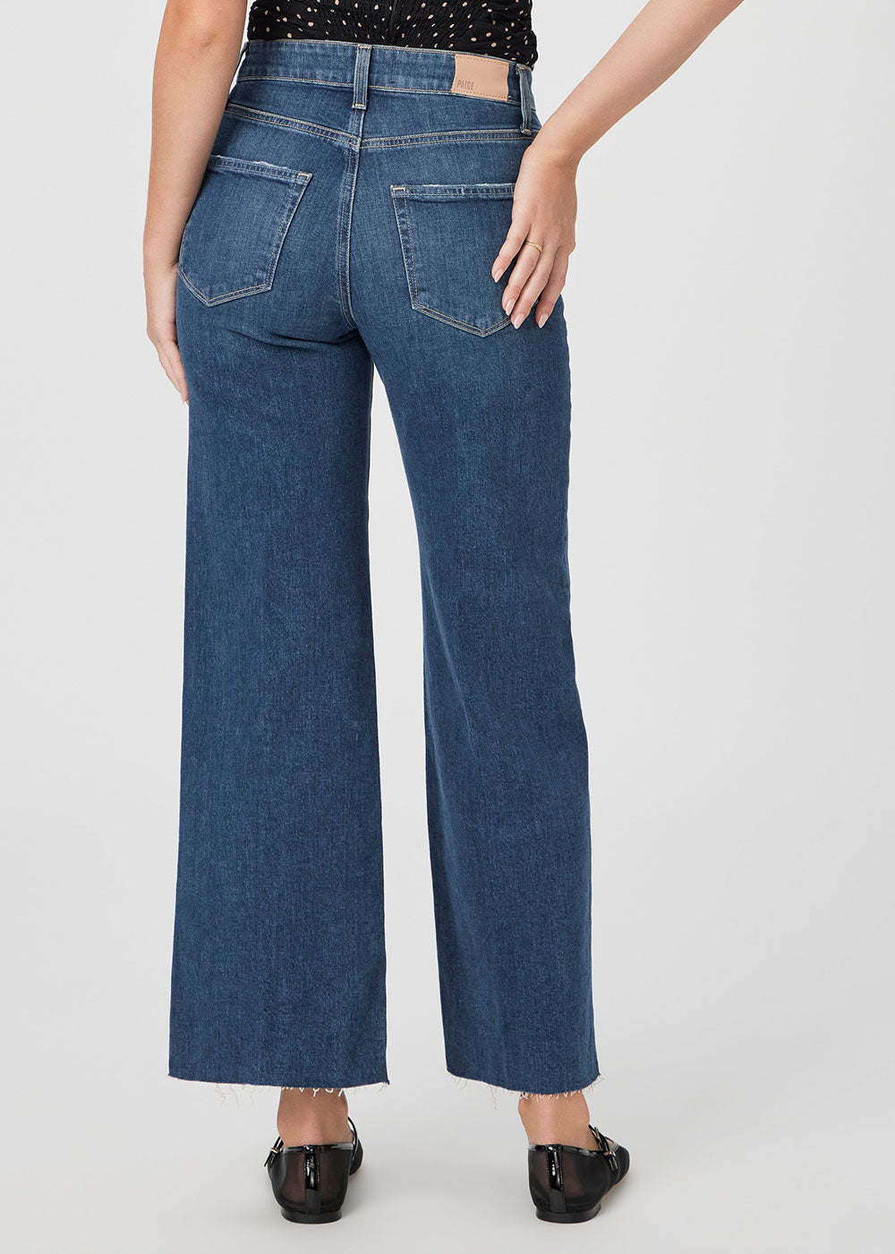 Anessa 31" Wide Leg Jean - Ancient - Domino Style