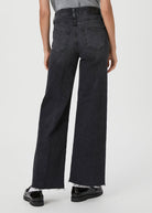 Anessa 31" Wide Leg Jean - Black Viper - Domino Style