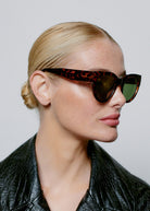 Lilly Sunglasses - Demi Tortoise - Domino Style