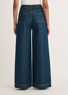 Flood Super Wide Leg Jeans - Domino Style