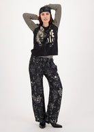 Bailey Track Pants - Black Magic - Domino Style