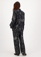 Bailey Track Pants - Black Magic - Domino Style