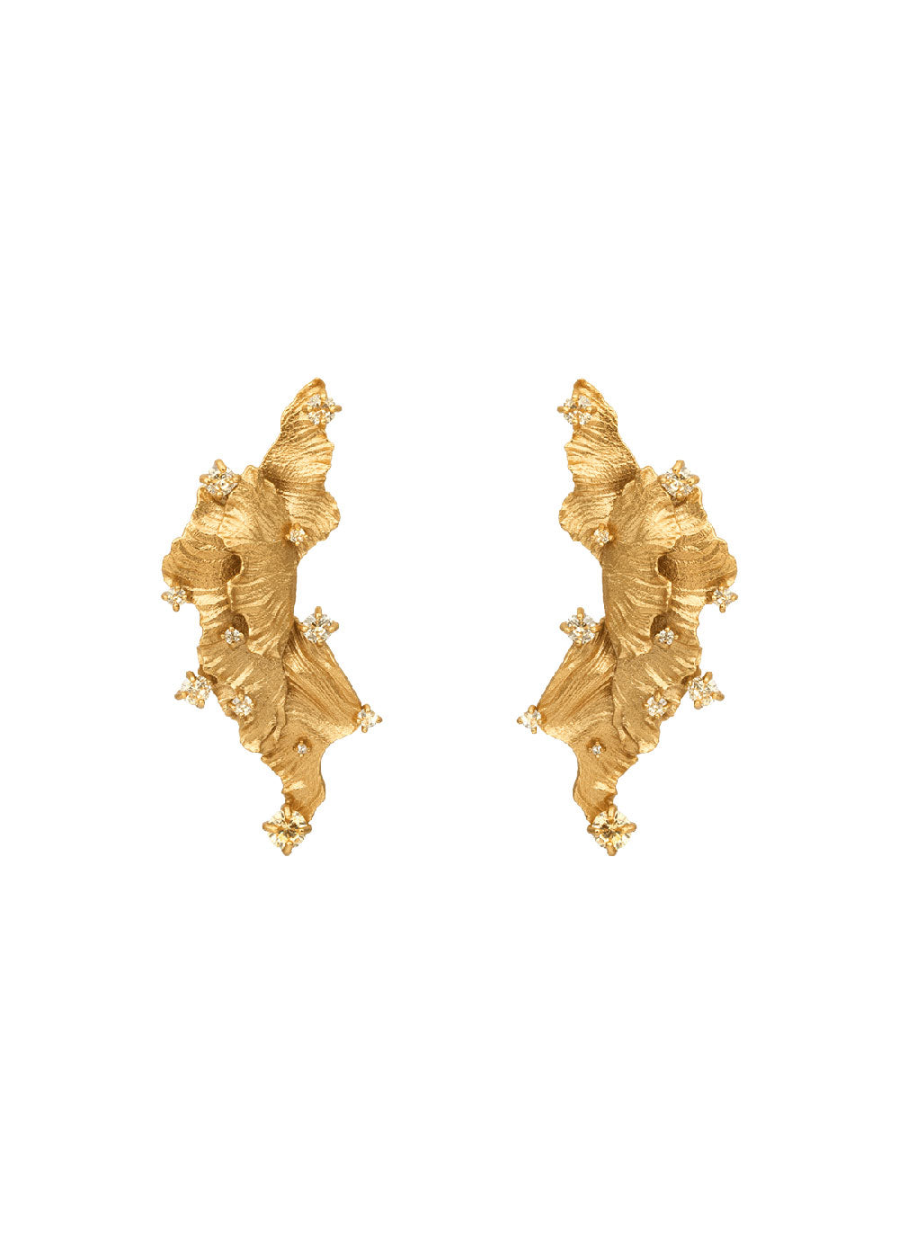 Cabaret Earrings - Gilded - Domino Style