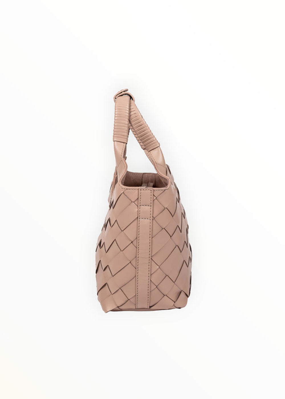 Cabas Mini Shopper Bag - Taupe - Domino Style