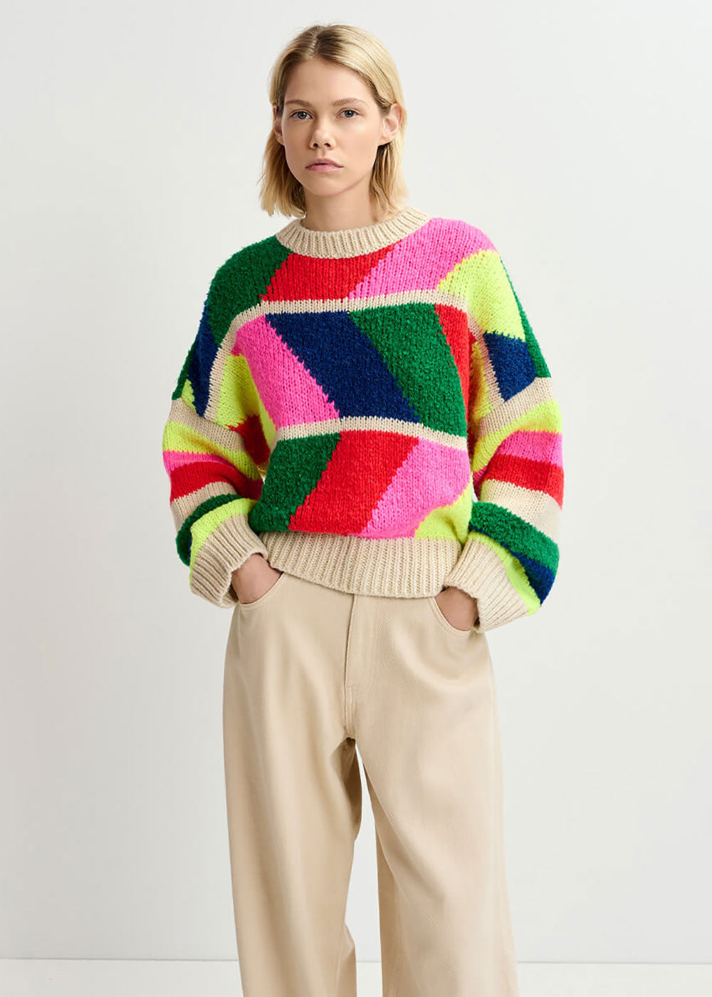 Gradation Sweater - Domino Style