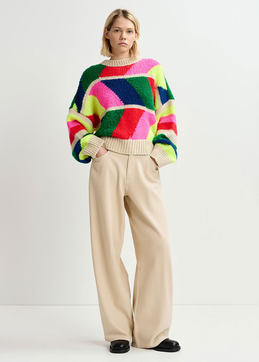 Gradation Sweater - Domino Style