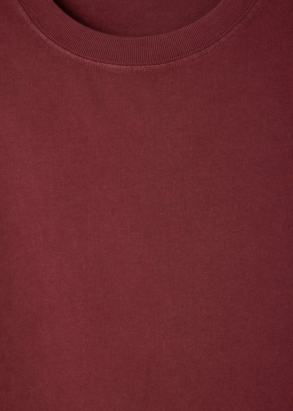 Fizvalley T-Shirt - Burgundy - Domino Style