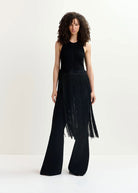 Gabbers Fringed Top - Domino Style