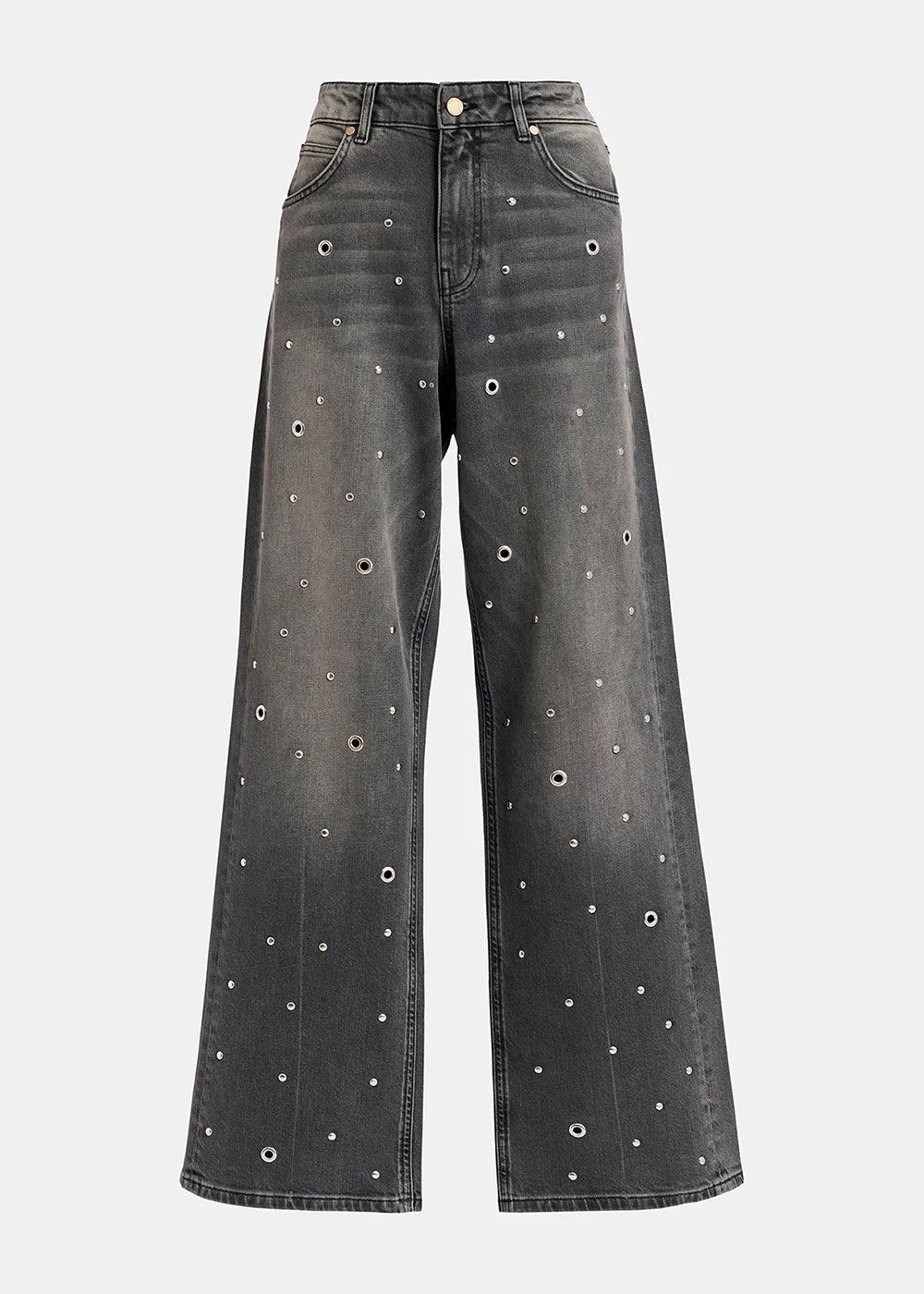 Garment Eyelet Jeans - Domino Style