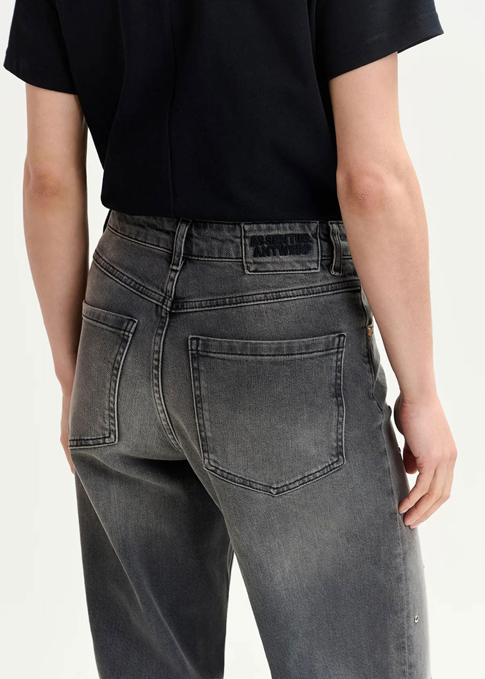 Garment Eyelet Jeans - Domino Style