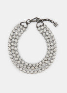 Georgina Rhinestone Necklace - Domino Style