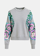 Hecrazy Sequin Sweatshirt - Grey - Domino Style