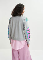 Hecrazy Sequin Sweatshirt - Grey - Domino Style