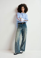 Held Pearl Embelished Jeans - Domino Style