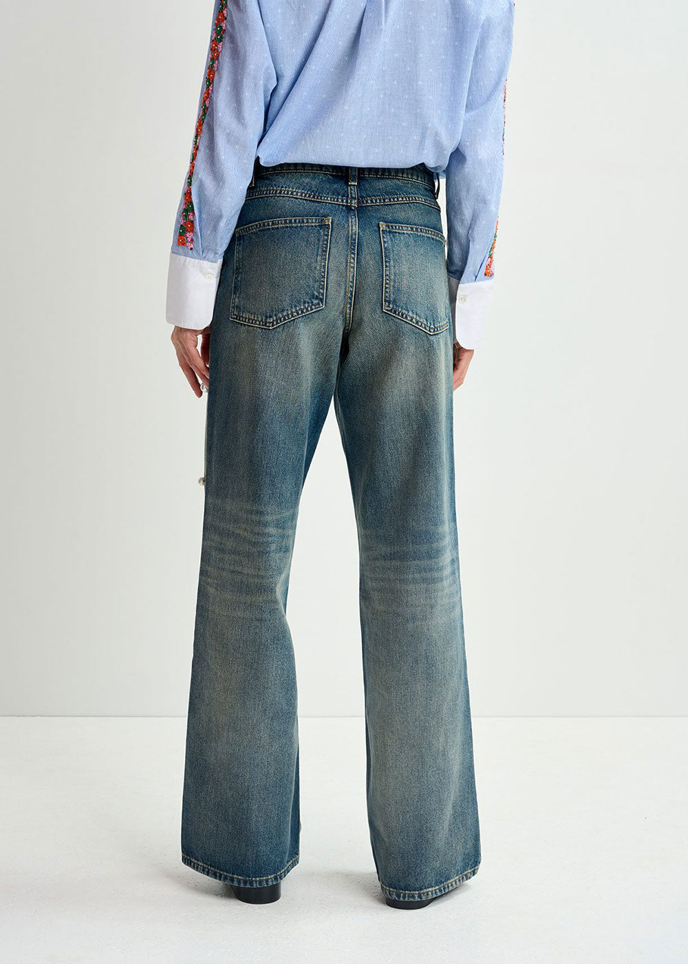 Held Pearl Embelished Jeans - Domino Style