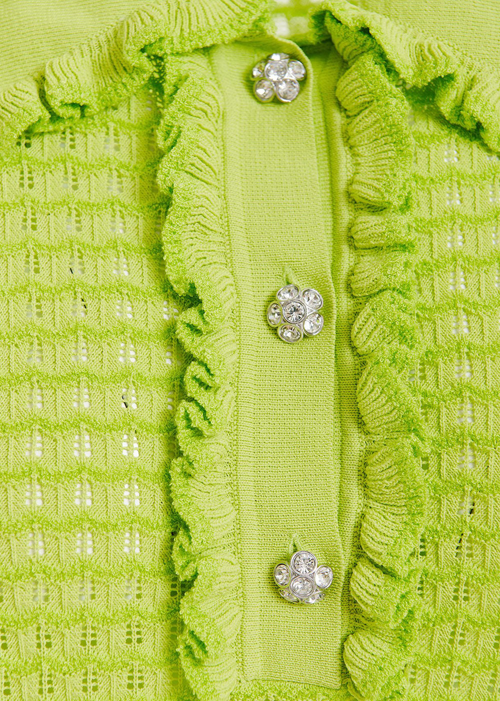 Hemirates Polo Top - Lime - Domino Style