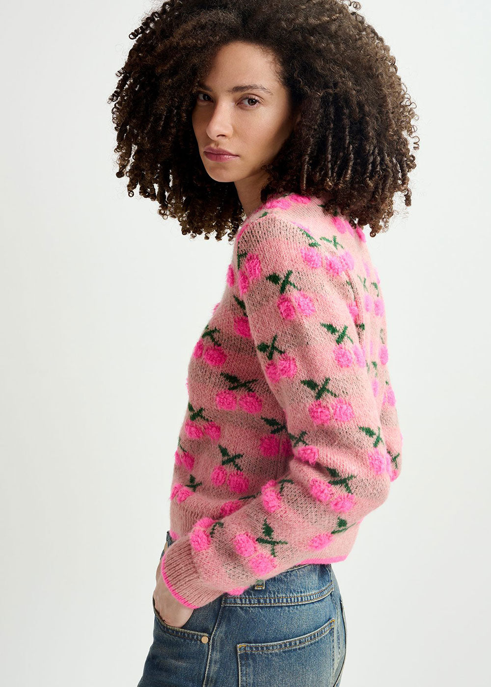 Hiroyal Sweater - Pink - Domino Style